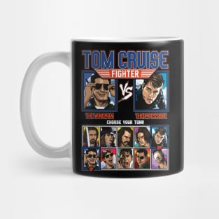 Tom Cruise Fighter - Topgun vs Mission Impossible Mug